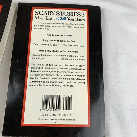 Scary Stories to Tell in the Dark Scary Stories 3 Alvin Schwartz Stephen Gammell - Picture 12 of 14